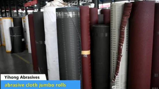 Производитель наждачной ткани Jumbo в рулоне наждачной бумаги Шлифовальный оксид алюминия Наждачная ткань в рулоне
