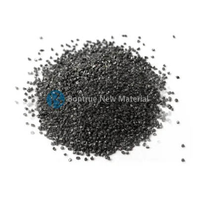 9,0 абразивный материал высокой твердости, 98% Sic, черное зерно из карбида кремния для полировки, шлифования